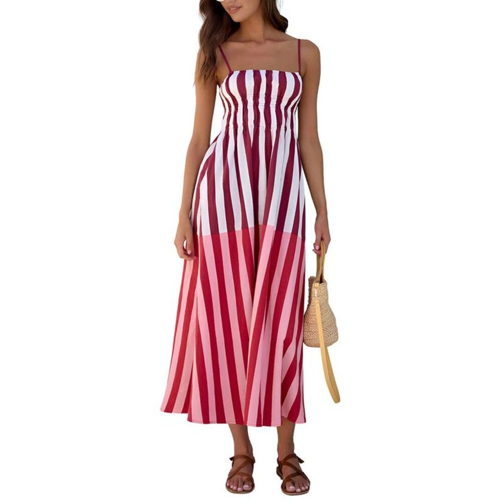Camila Blanco Womens  Printed Midi Dress
